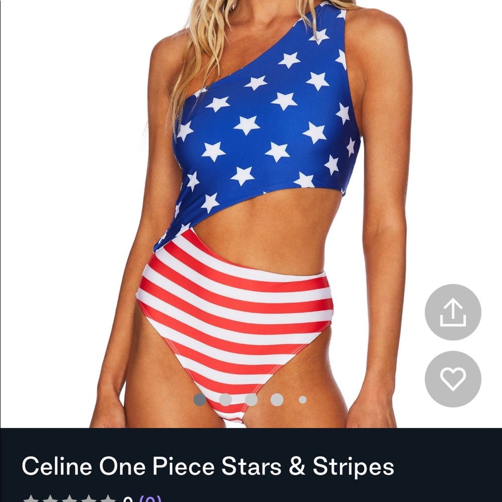 BEACH RIOT CELINE ONE PIECE STARS & STRIPES